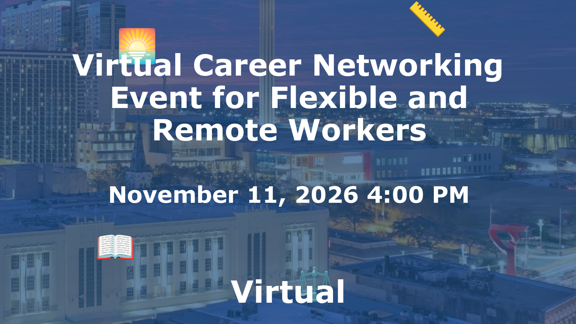 Virtual Career Networking Event for Flexible and Remote Workers event image